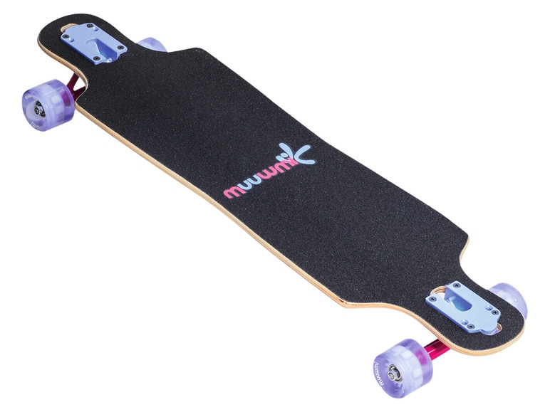 muuwmi Longboard se svítícími kolečky