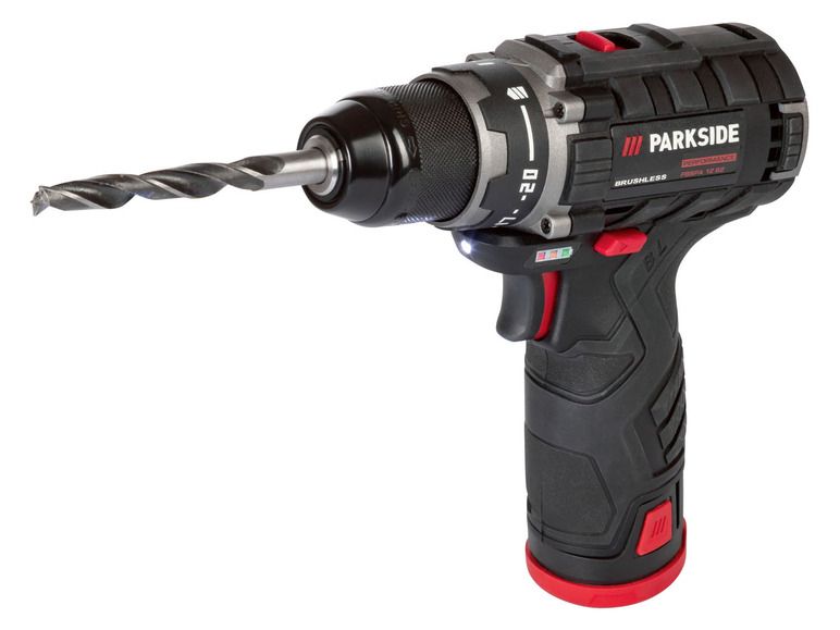 PARKSIDE PERFORMANCE® Aku vrtací šroubovák s příslušenstvím PB